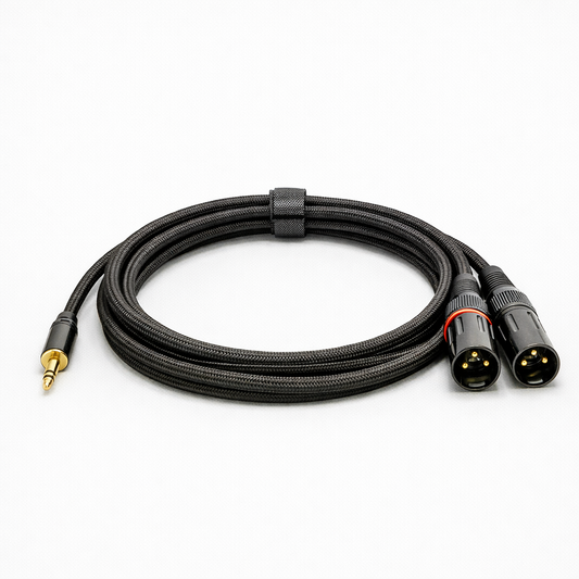 Mini-Jack for XLR Stereo (M) 3 meters