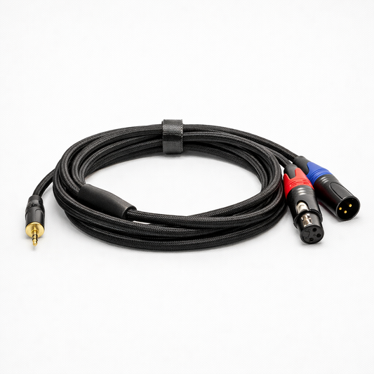 Mini-Jack for XLR(F) XLR(M) 3 meters